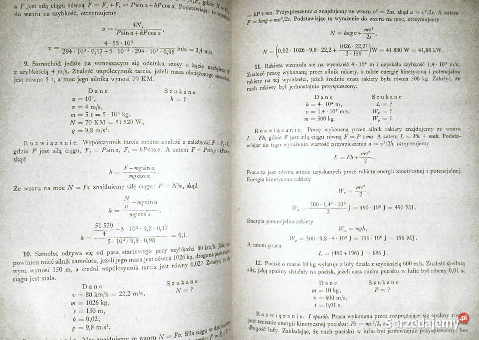Ćwiczenia z fizyki kandydatów wyż uczel M S Chełm