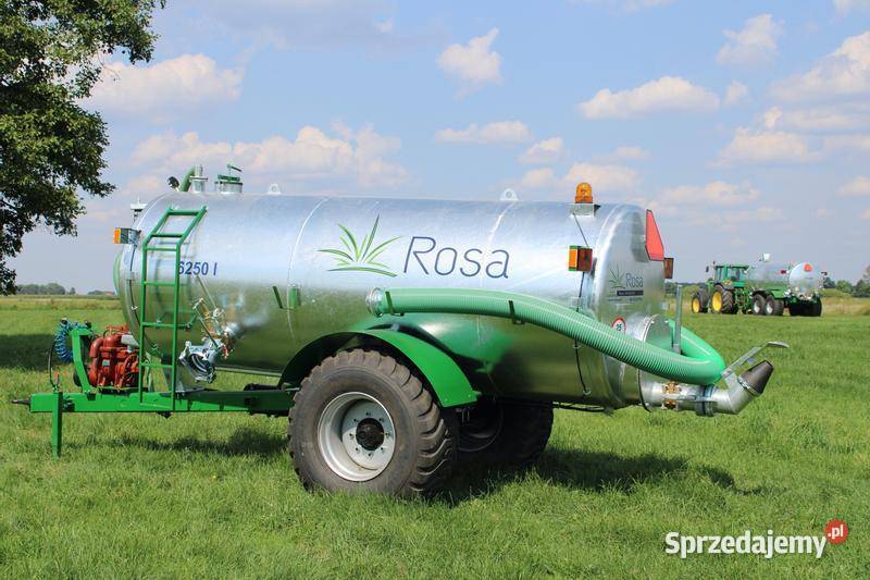 Wóz asenizacyjny Rosa 6000 litrów fabrycznie nieuszkodzony Rzędziany
