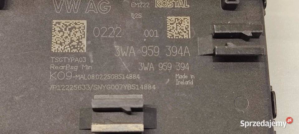 VW TAYRON MODUŁ DRZWI 3WA959594A osobowe dolnośląskie