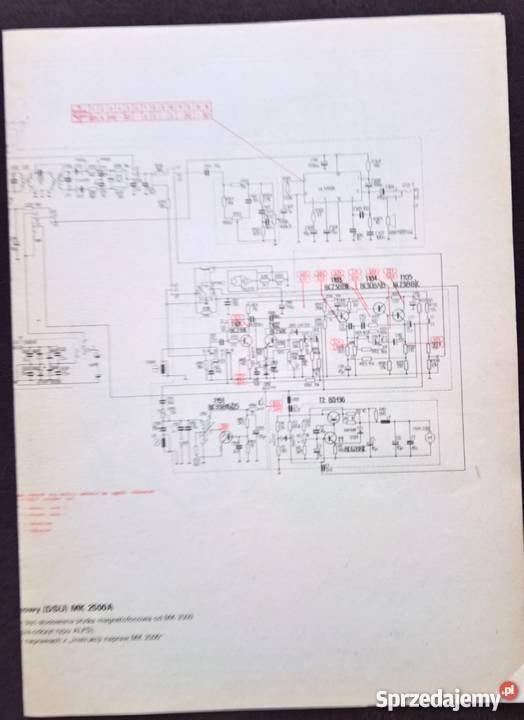 Schemat Magnetofonu MK122125125 FM235M1417 SMDS Pozostałe dolnośląskie
