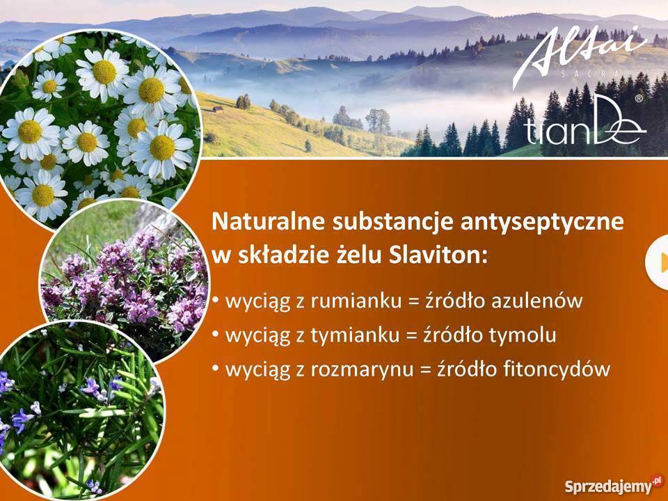 Ziołowy żel do nóg na żylaki Slaviton TianDe Kołobrzeg