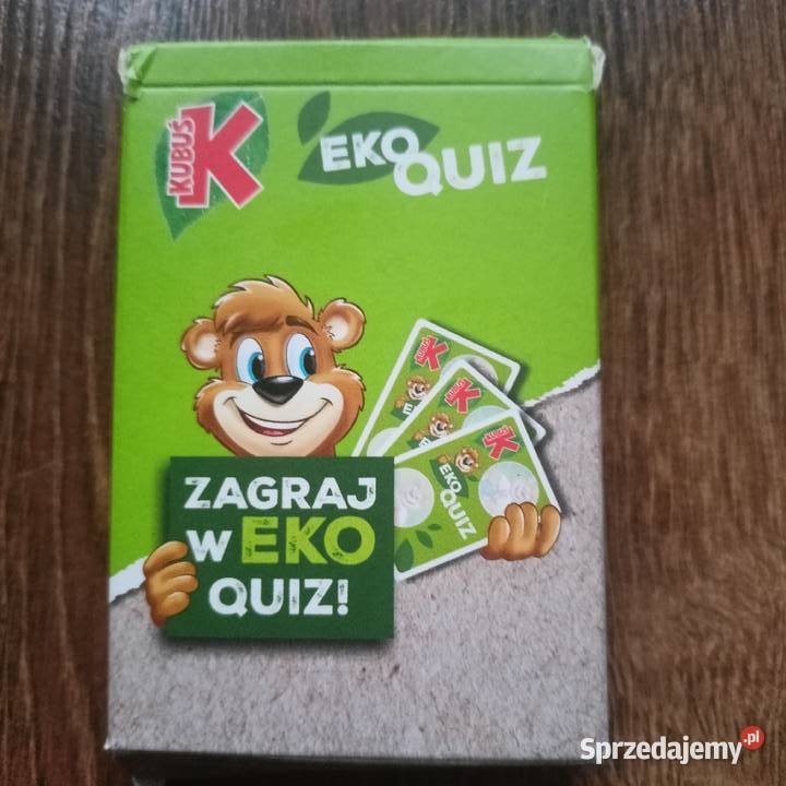 Karty dzieci Kubuś Eko Quiz Strzyżów