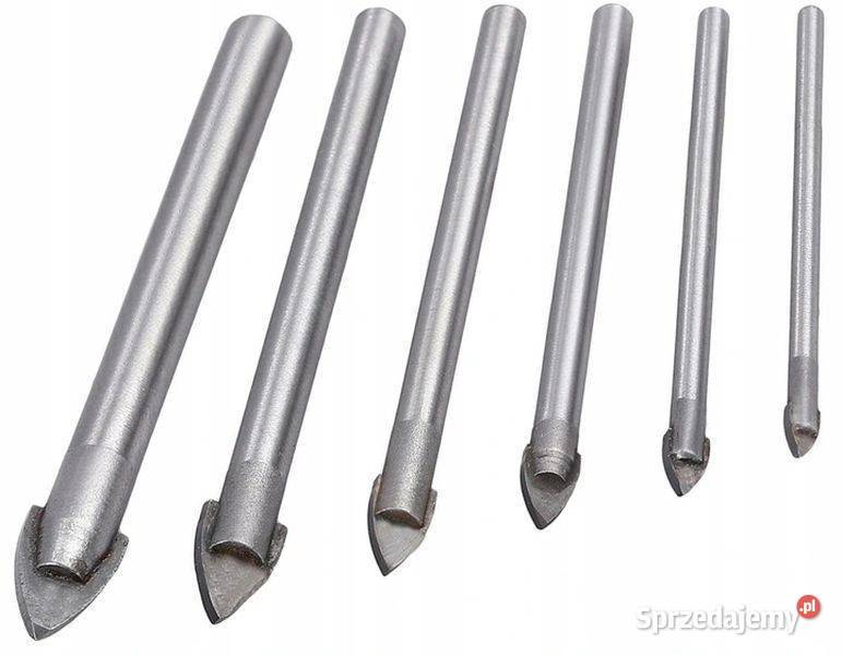 wiertła do ceramiki i szkła 6 sztuk w skrzynce lubelskie Zamość sprzedam