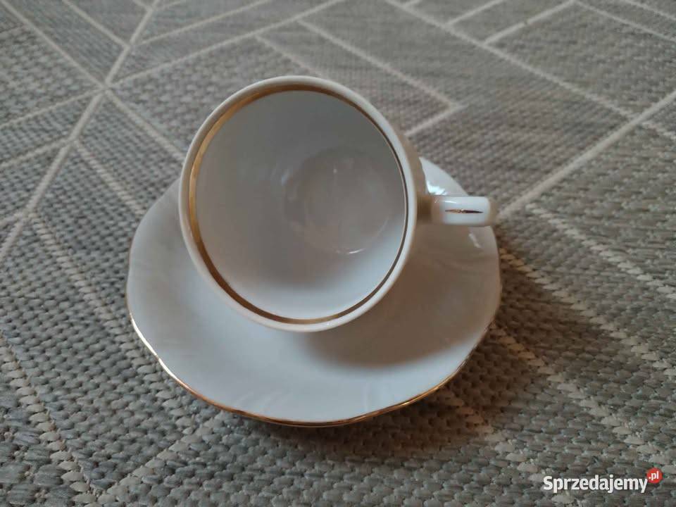 Filiżanka ze spodkiem Porcelana mazowieckie Warszawa