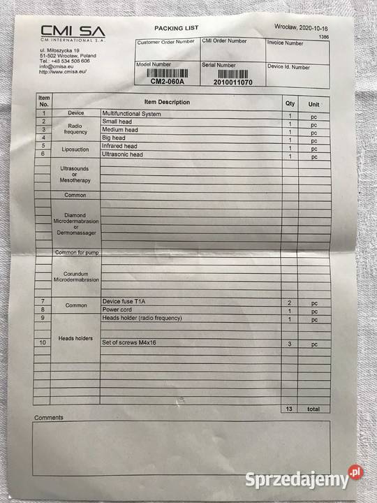 CMI BFC Liposukcja ultradźwiękowa IR Fale Zamość