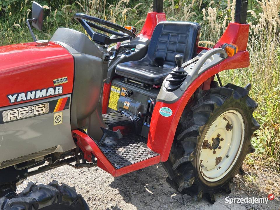 Traktorek traktor YANMAR AF15D 44 Glebogryzarka Małuszyn