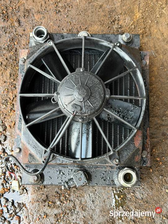 Chłodnica oleju z wentylatorem elektrycznym SPAL Antonie