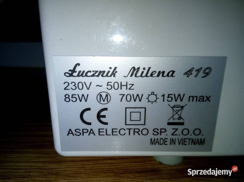 Maszyna do szycia Łucznik Milena 419 sprzedam