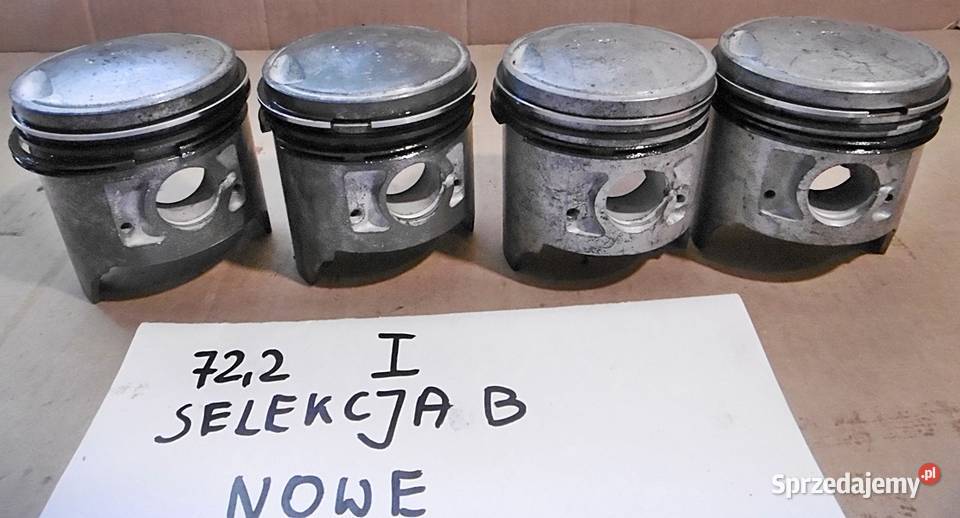 Tłoki silnika 116C selekcja B 722 Fiat 125 P Ostrów Wielkopolski sprzedam