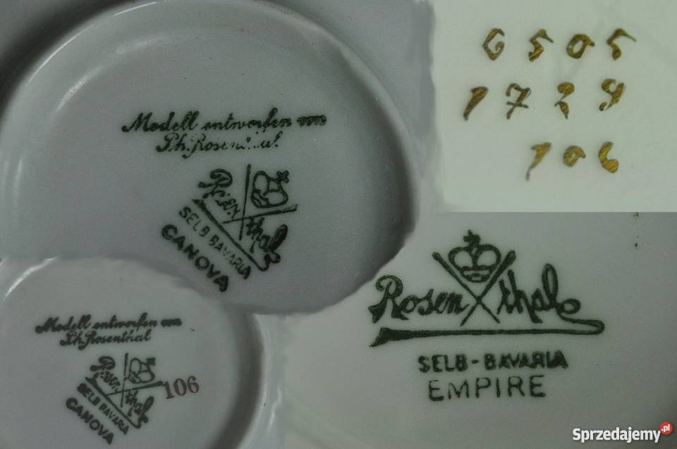 Duży piękny serwis Rosenthal Bartoszówka