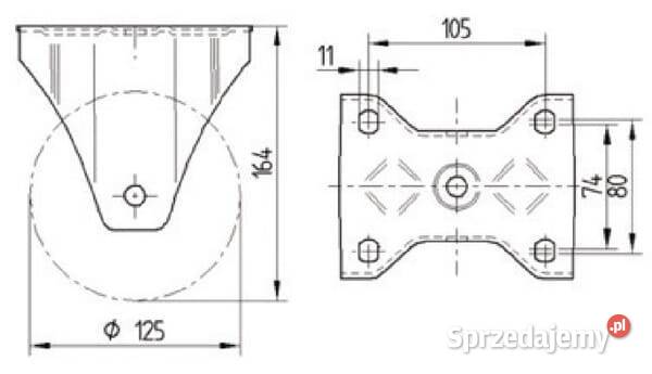 Koła z poliamidu do dużych obciążeń Do maszyn uprawowych