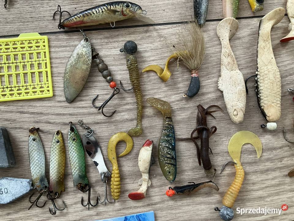 Zestaw wędkarstwo zestaw przynęt haczyki Warszawa