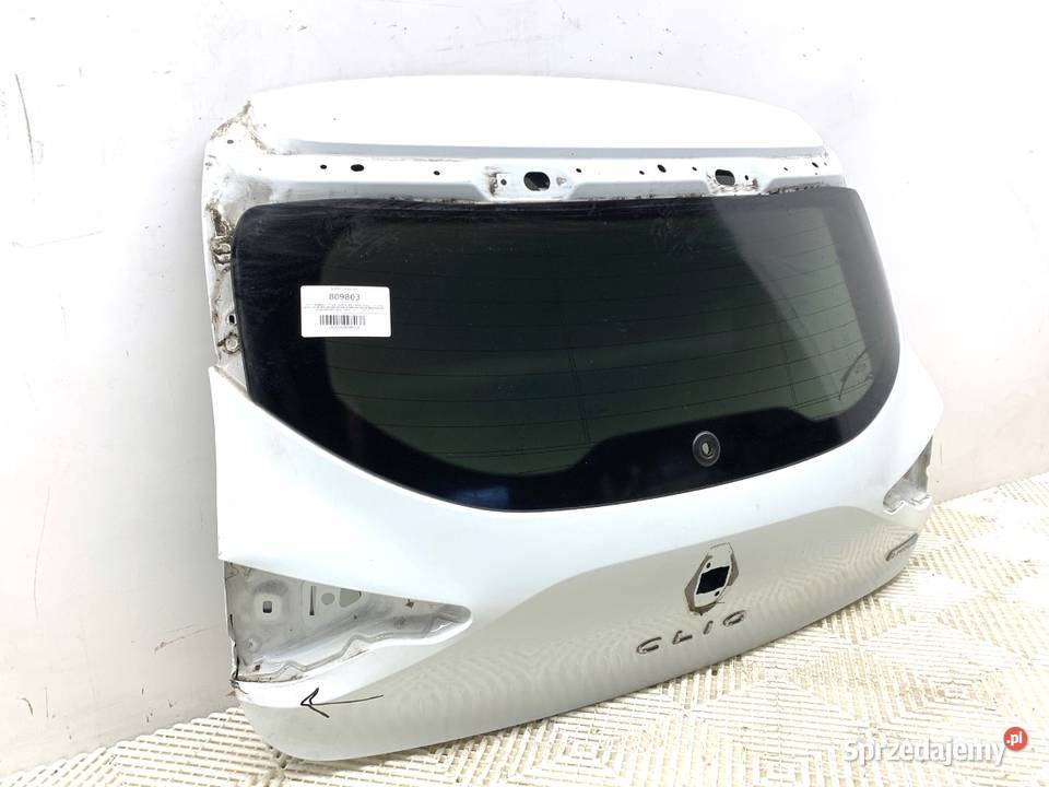 KLAPA TYŁ RENAULT CLIO V Hatchback Blanc Glacier