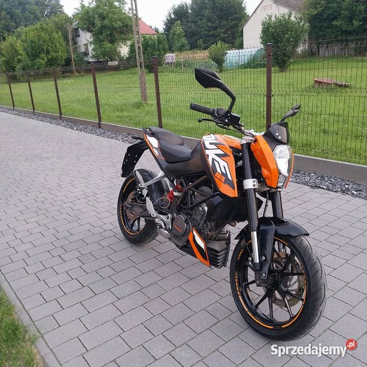 Perfekcyjny KTM Duke 125 Bezwypadkowy zadbany Huta Podgórna