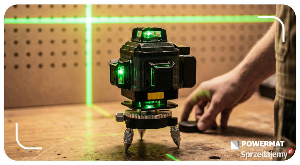 poziomica laserowa laser krzyżowy zielony Katowice