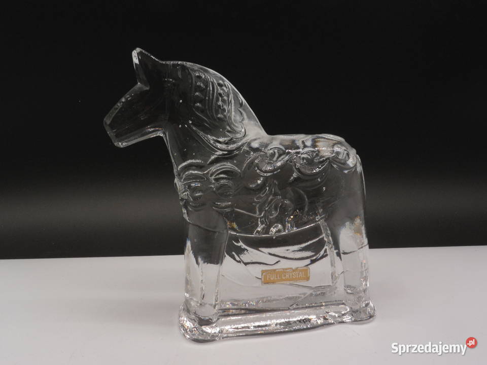 Kryształowy Koń Dala Lindshammar Szwecja Antyki, Sztuka, Kolekcje Raszków sprzedam