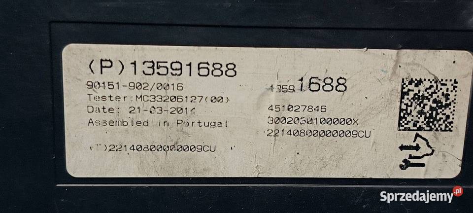 MODUŁ OPEL MERIVA B II KLIMATYZACJI 13591688 Pozostałe sprzedam