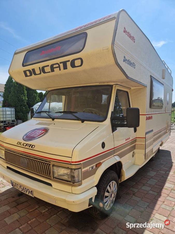 Klasyczny Kamper Fiat Ducato Gotowy do drogi 100 pomorskie Opalenie