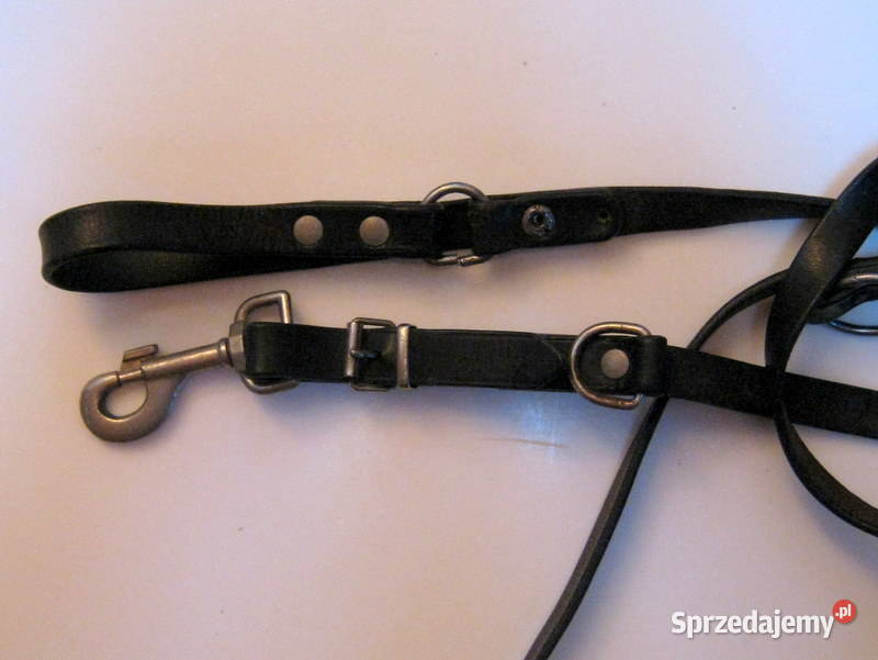 Smycz skóra 2 m mocna używana Dla psów Kraków sprzedam