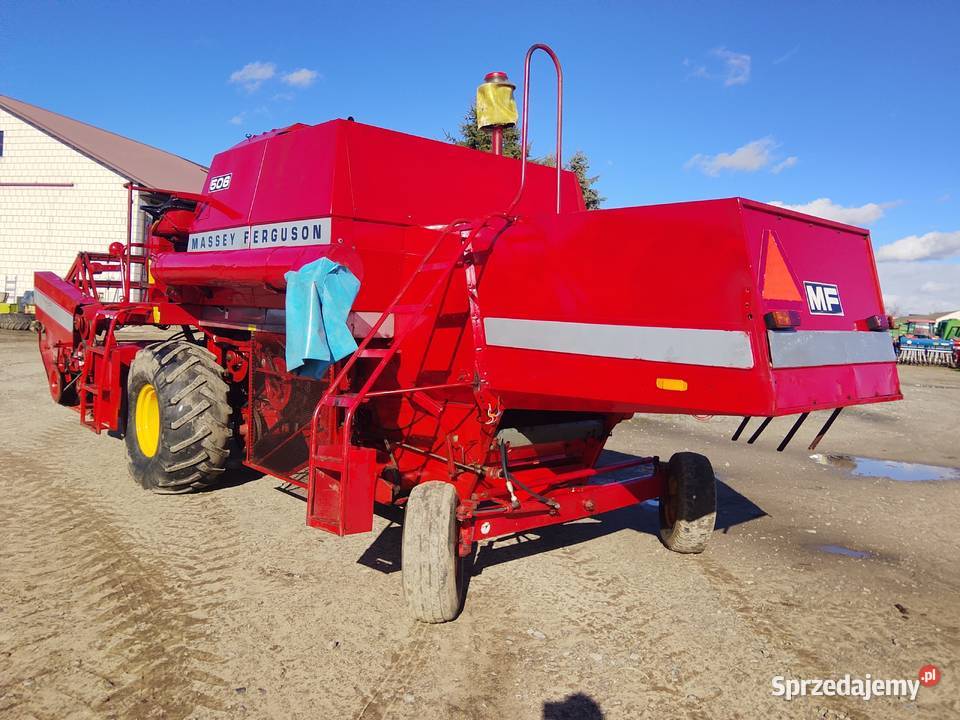 Kombajn Massey Ferguson 506 w oryginale heder 3m