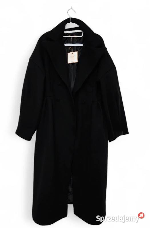 Bestseller płaszcz w kolorze czarnym posiada Zimowa  pomorskie Wejherowo