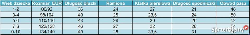 Komplet MINNIE Myszka Mickey bluzka spódniczka