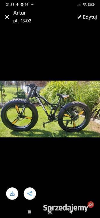 Sprzedam rower górski Foreknow Fat Bike sprzedam