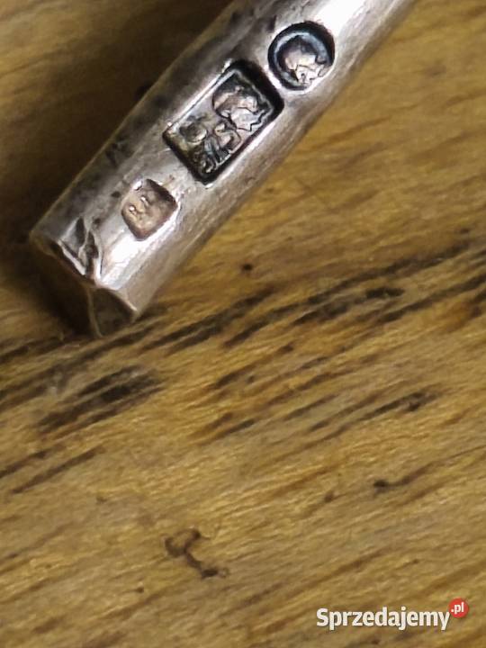 Róża Bursztyn Srebro Vintage Białystok