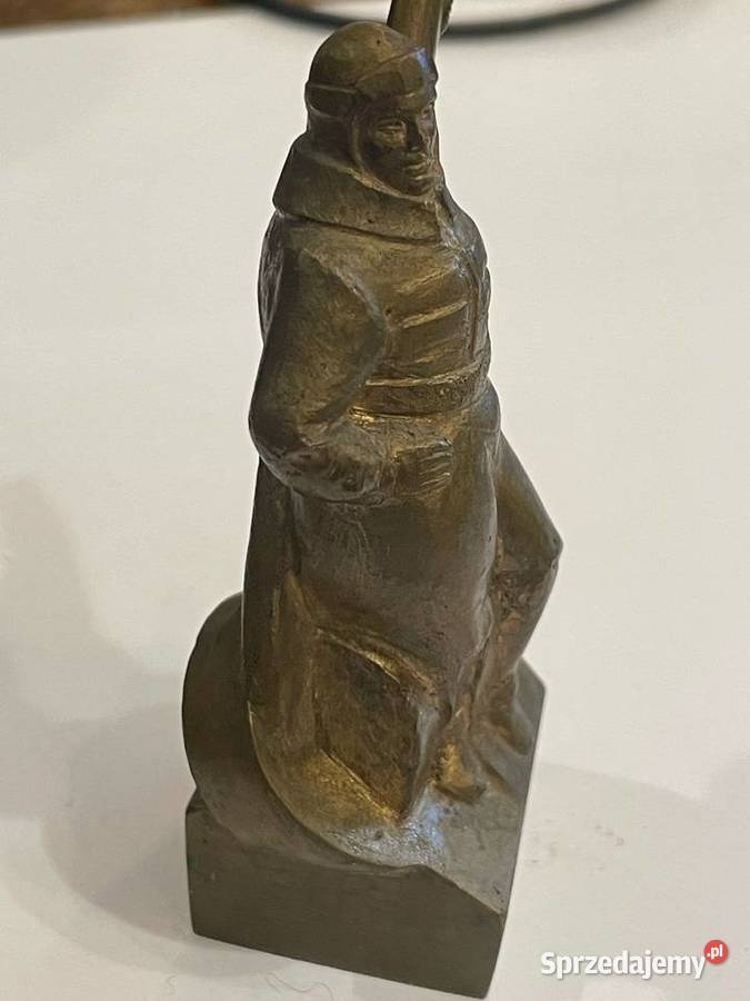 Figurka Lotnika z brązu Kraków sprzedam