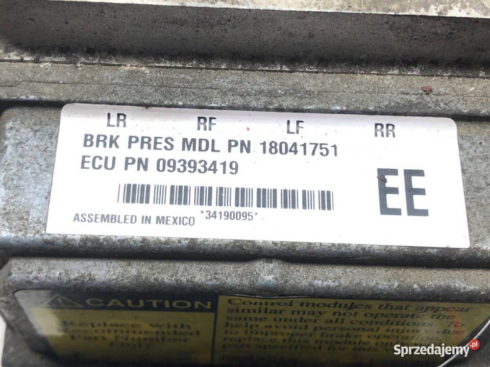 POMPA ABS DAEWOO REZZO 09393419 18 98 osobowe