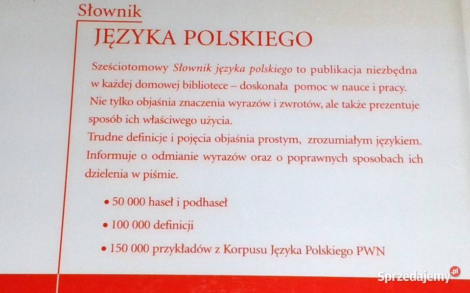 Słownik języka polskiego AGar Tom 1 twarda Kultura i Rozrywka Chełm