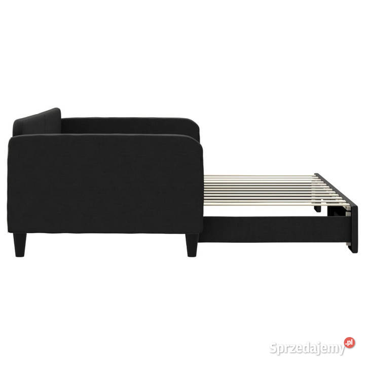 Sofa rozsuwana czarna tkanina 100x200 WM3196823 Warszawa