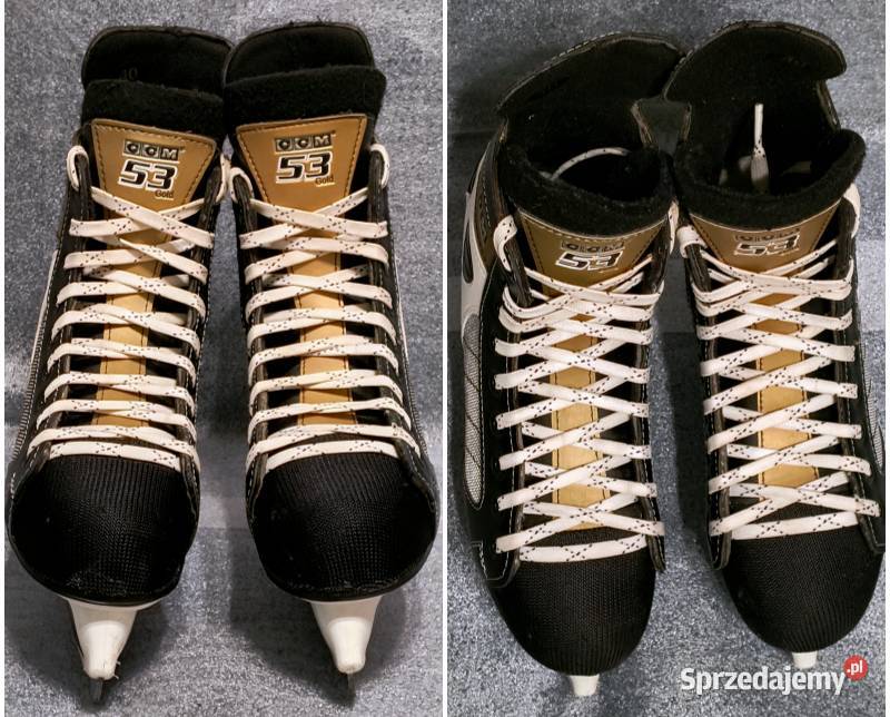 Łyżwy hokejowe CCM model 53 Gold Rozmiar 400 Piotrków Trybunalski