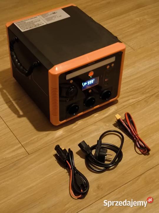 Stacja zasilania 1000W z panelem solarnym 100W sprzedam