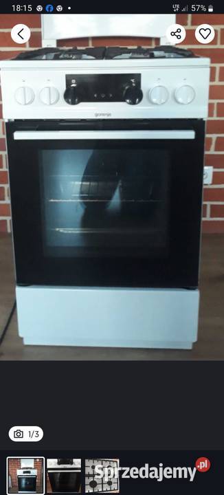 Kuchenka gazowa elektryczna Gorenje 4 letnia Kuchenki i piekarniki Kuchenki i piekarniki