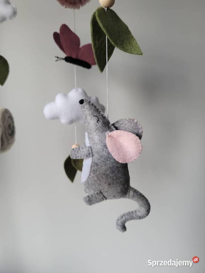 Karuzela do łóżeczka myszka wróbelek i ślimak Częstochowa