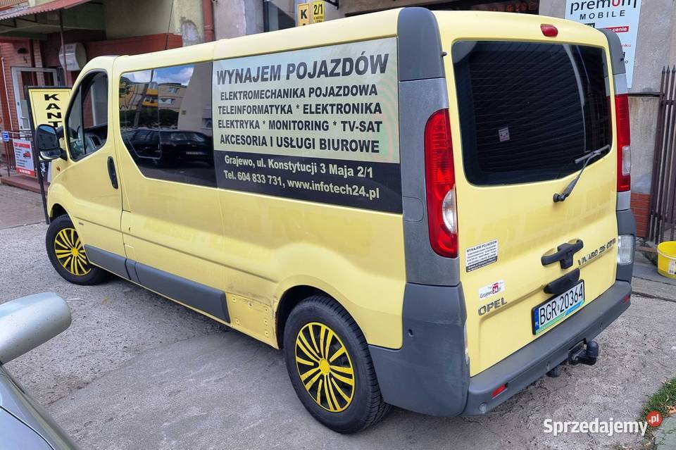 Opel Vivaro L2H1 long full ZADBANY podgrzewane fotele Grajewo