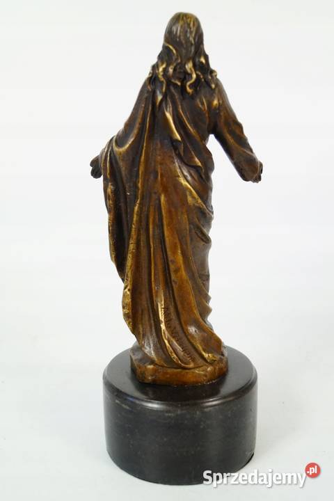 JEZUS CHRYSTUS figura z brązu rzeźba biblia Gizałki