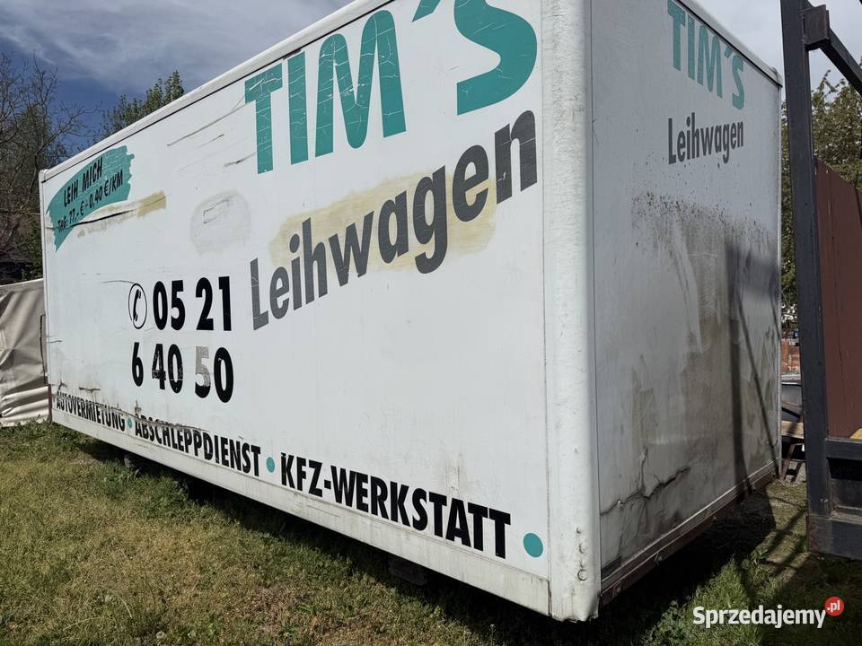 Kontener samochodowy Garbów sprzedam