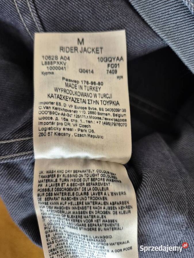 Kurtka jeansowa Lee Inny rodzaj