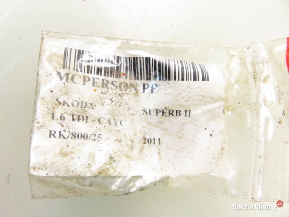 MCPERSON PRAWY PRZEDNI SKODA SUPERB II 16 TDI