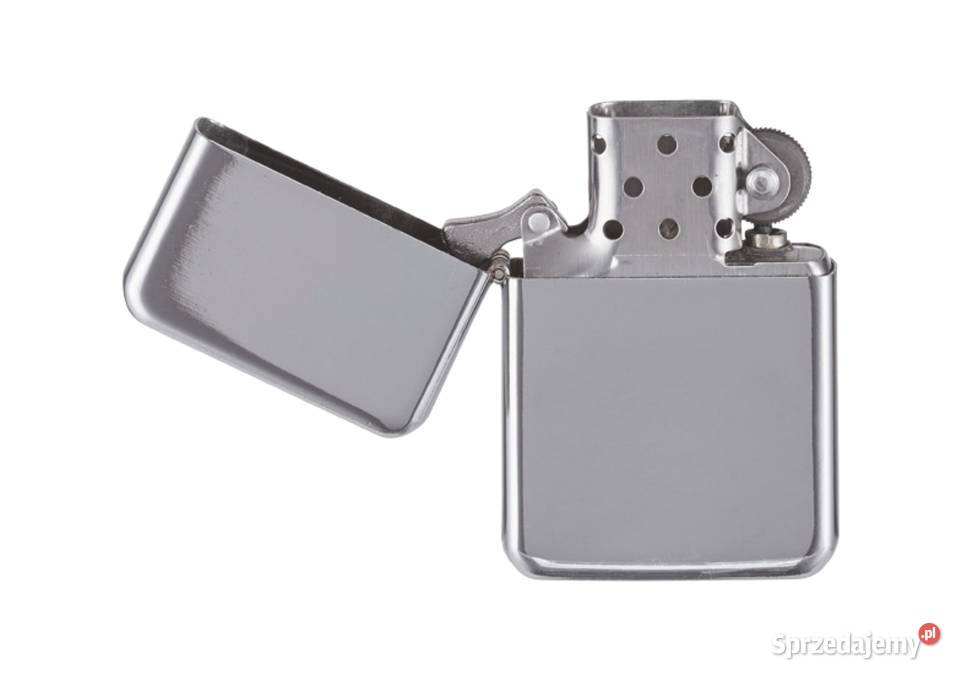 Zapalniczka benzynowa z grawerem srebrna 50 Leżajsk