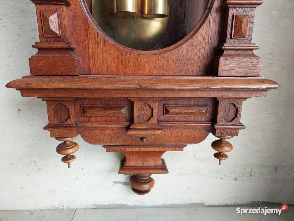 146 Zegar linkowy żyłkowy Lenzkirch 1898r tarcza Tczew sprzedam