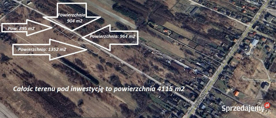 sprzedaży gruntu Zduńska Wola 960m2 161zł/m2