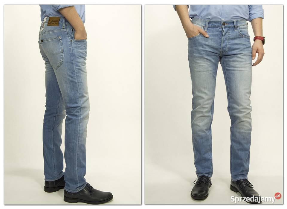 Spodnie męskie Lee Daren Bright Sea W28 L34 niebieski sprzedam