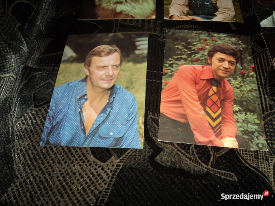 6 pocztówek widokówek celebrytów polskich 1 Nowy Sącz