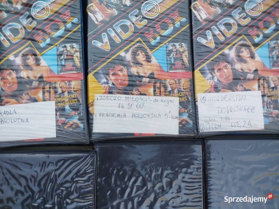 Kasety VHS 33 sztuki filmy Opole