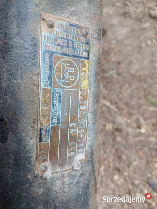 Oś hamowana BPH przyczepka kamping sam 850 mocna dolnośląskie Legnica