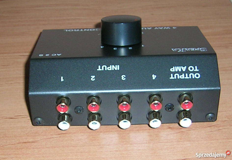 przełącznik audio 4 kanałowy chinch Wyszków