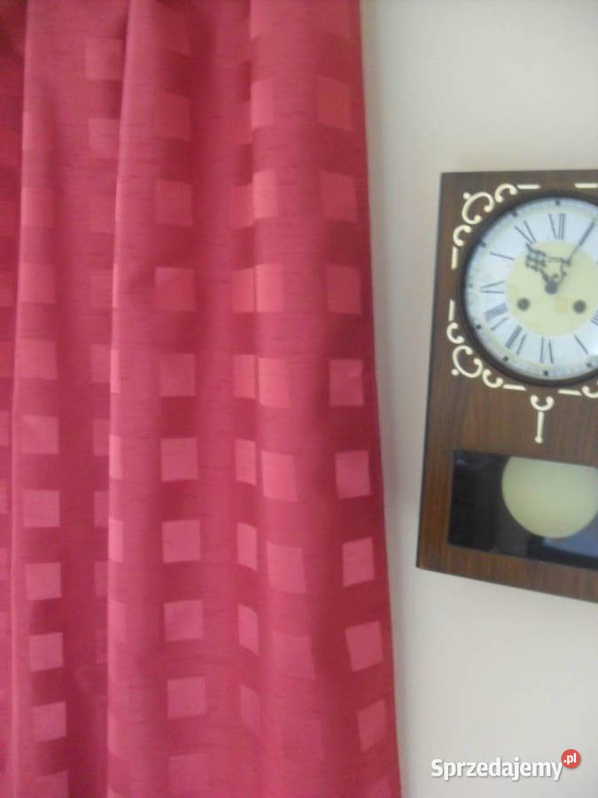 zasłona gotowa 150 x 150 odcienie czerwieni Wrocław